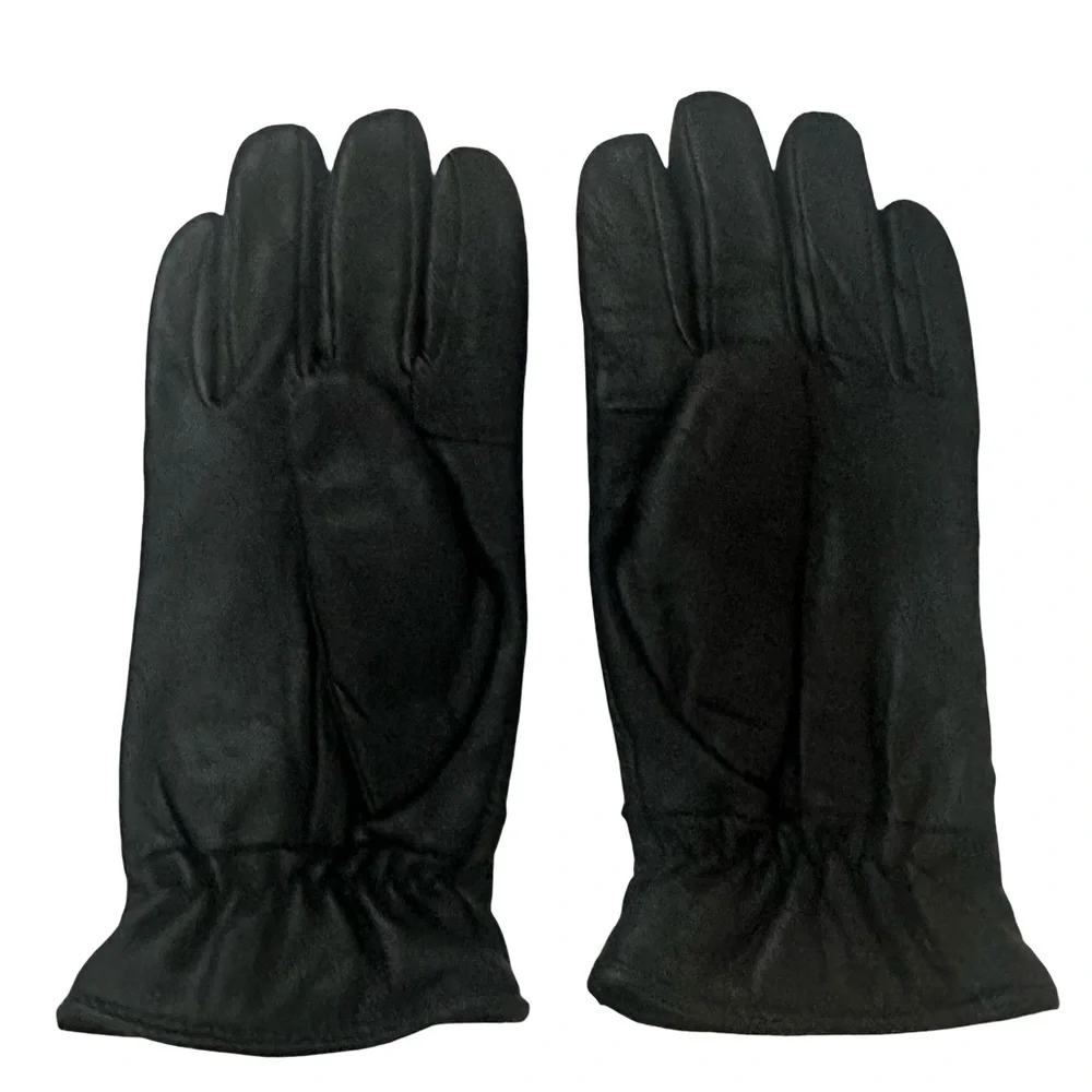 Jacob Ash Holdings Black Soft Classic Leather Women's Gloves